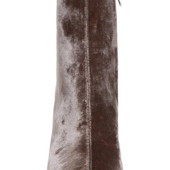 Sam Edelman Codie Square Toe Bootie in Mauve Velvet - Picture 2 of 2